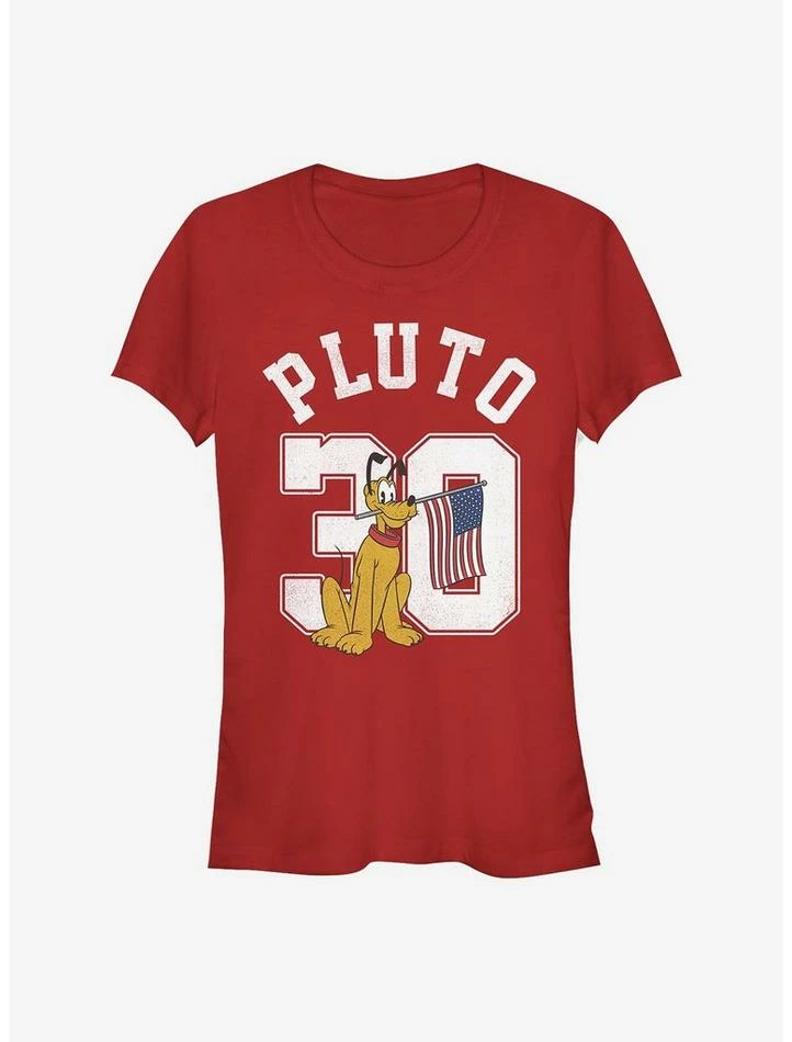 Best deal ๐ฏ Disney Pluto Pluto Collegiate ๐ง Girls T-Shirt ๐