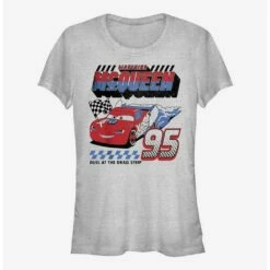 Brand new 🔔 Disney Pixar Cars McQueen 95 👧 Girls T-Shirt 🤩