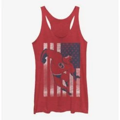 Best Sale 🌟 Disney Pixar The Incredibles Incredible Flag 👧 Girls Tank 😍