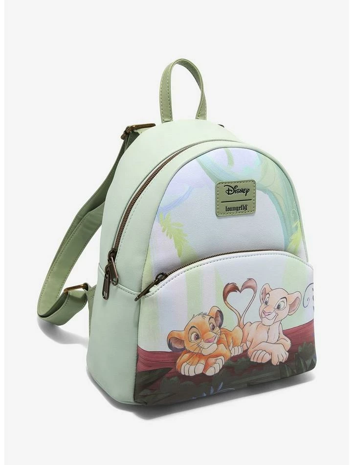 Cheap 😍 Loungefly Disney The Lion King Nala & Simba Heart Mini 🎒 Backpack 🤩 - Image 2