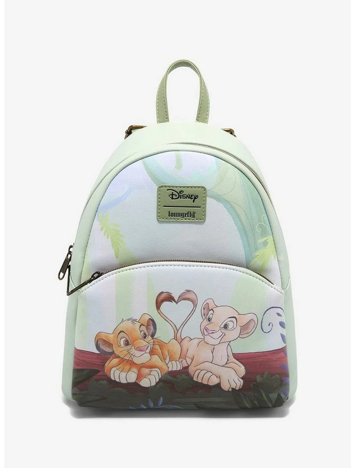 Cheap 😍 Loungefly Disney The Lion King Nala & Simba Heart Mini 🎒 Backpack 🤩
