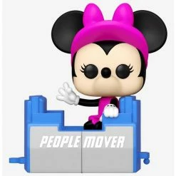 Budget 👍 Funko Walt Disney World 50th Anniversary Pop! Minnie Mouse On The PeopleMover Vinyl Figure 👍