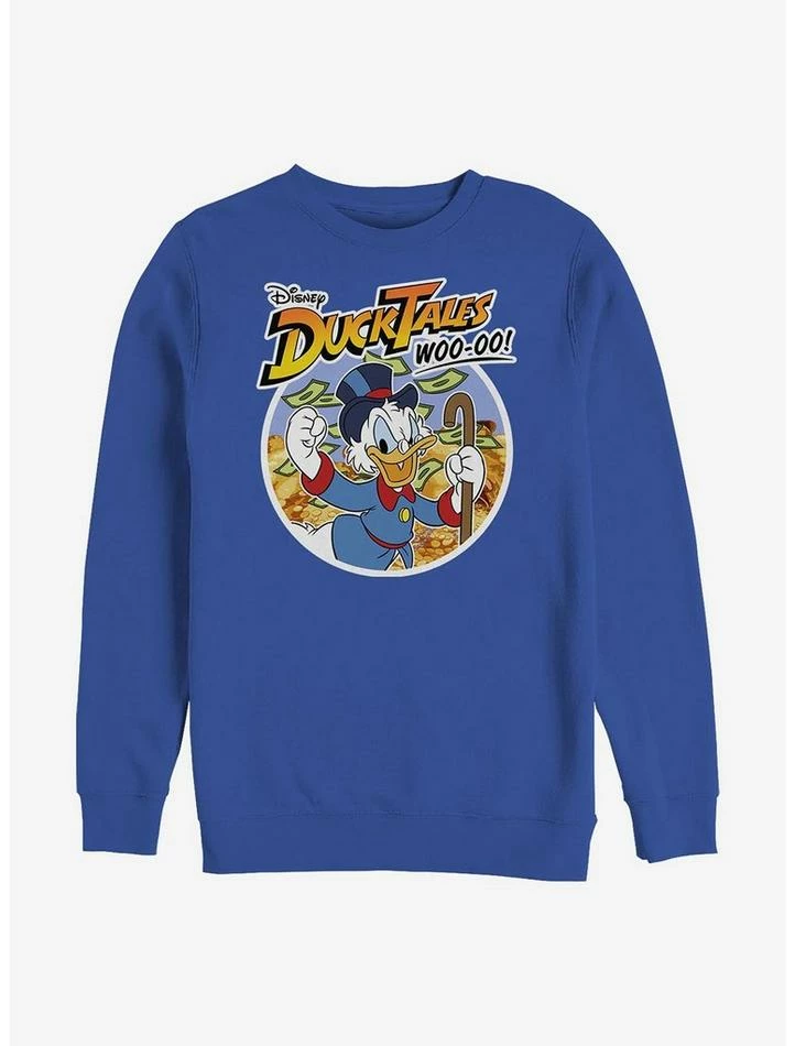 Flash Sale 🌟 Disney Ducktales Scrooge Woo-oo Crew Sweatshirt 🌟