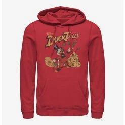 Best deal 🌟 Disney Ducktales Scrooge Throwing Dollars Hoodie 👏