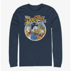 Best Pirce 🔥 Disney Ducktales Scrooge Woo-oo Long-Sleeve T-Shirt ⭐