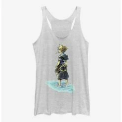 Coupon ⭐ Disney Kingdom Hearts Feet Wet 👧 Girls Tank Htr 😍