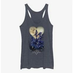 Discount 😉 Disney Kingdom Hearts Poster Logo 👧 Girls Tank Htr 😉