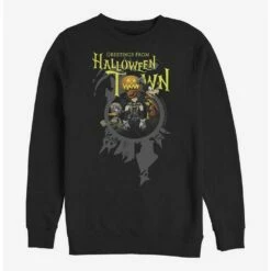 Wholesale ✔️ Disney Kingdom Hearts Greetings 🧛 Halloween Town Crew Sweatshirt 🎁