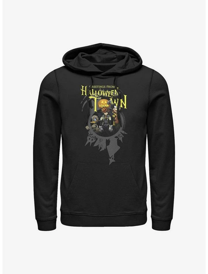 Best deal ❤️ Disney Kingdom Hearts Greetings 💀 Halloween Town Hoodie 💯