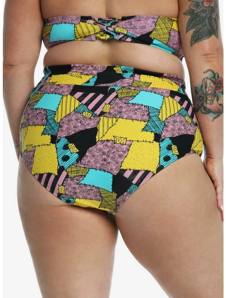 Top 10 🎉 The Nightmare Before 🎅 Christmas Sally High-Waisted Swim Bottoms Plus Size 😍 - Image 3