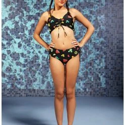 Discount ⌛ Disney Mickey Mouse Fruit Cinched Swim Bottoms ⭐