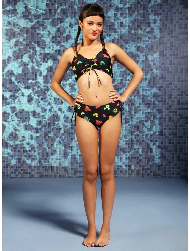 Discount ⌛ Disney Mickey Mouse Fruit Cinched Swim Bottoms ⭐