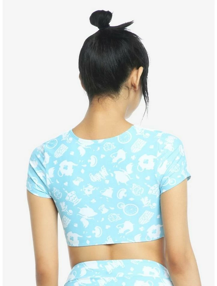 Best Pirce 🔔 Disney Alice In Wonderland Collar Swim Top 💯 - Image 3