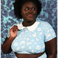 Discount ๐ Disney Alice In Wonderland Collar Swim Top Plus Size ๐