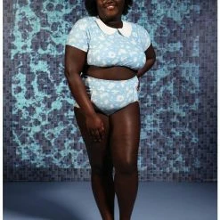 Discount ๐ Disney Alice In Wonderland Icons High-Waisted Swim Bottoms Plus Size โค๏ธ