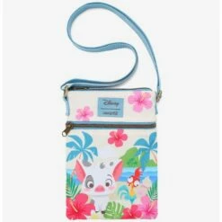 Coupon ⌛ Loungefly Disney Moana Pua & Hei Hei Passport Crossbody Bag 🔔