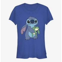 Budget 🥰 Disney Lilo & Stitch Froggie 👧 Girls T-Shirt 🔔