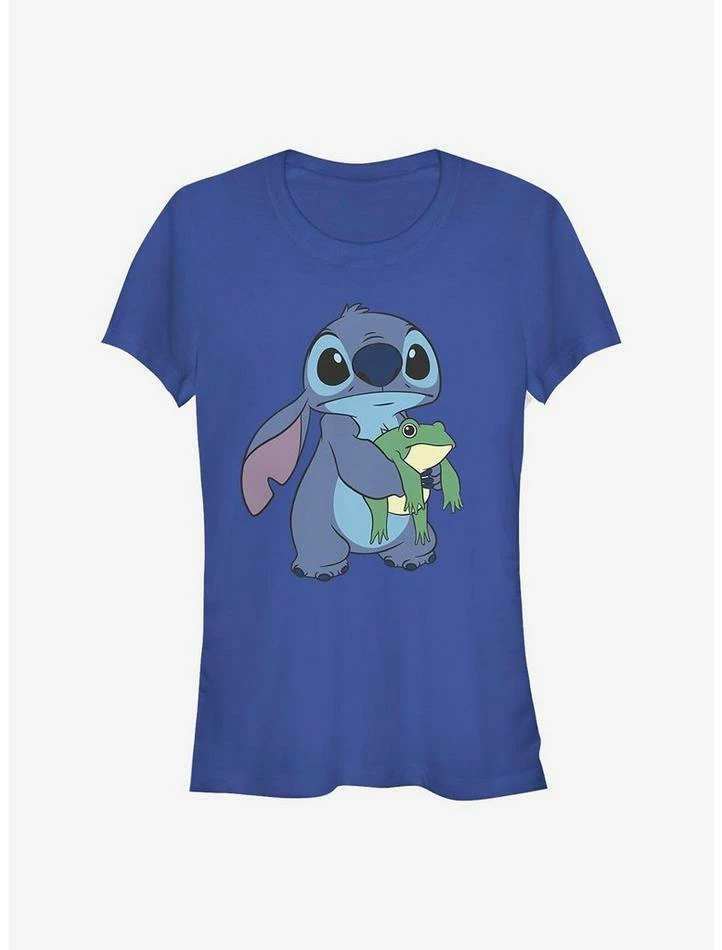 Budget 🥰 Disney Lilo & Stitch Froggie 👧 Girls T-Shirt 🔔