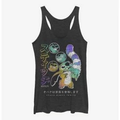 Best deal 😀 Disney Lilo & Stitch Japanese Stitch 👧 Girls Tank ✨