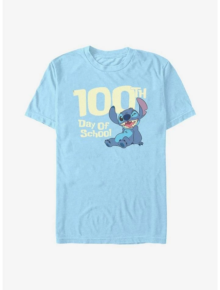 Best Pirce ๐งจ Disney Lilo & Stitch 100th Day Of School T-Shirt ๐ฅฐ