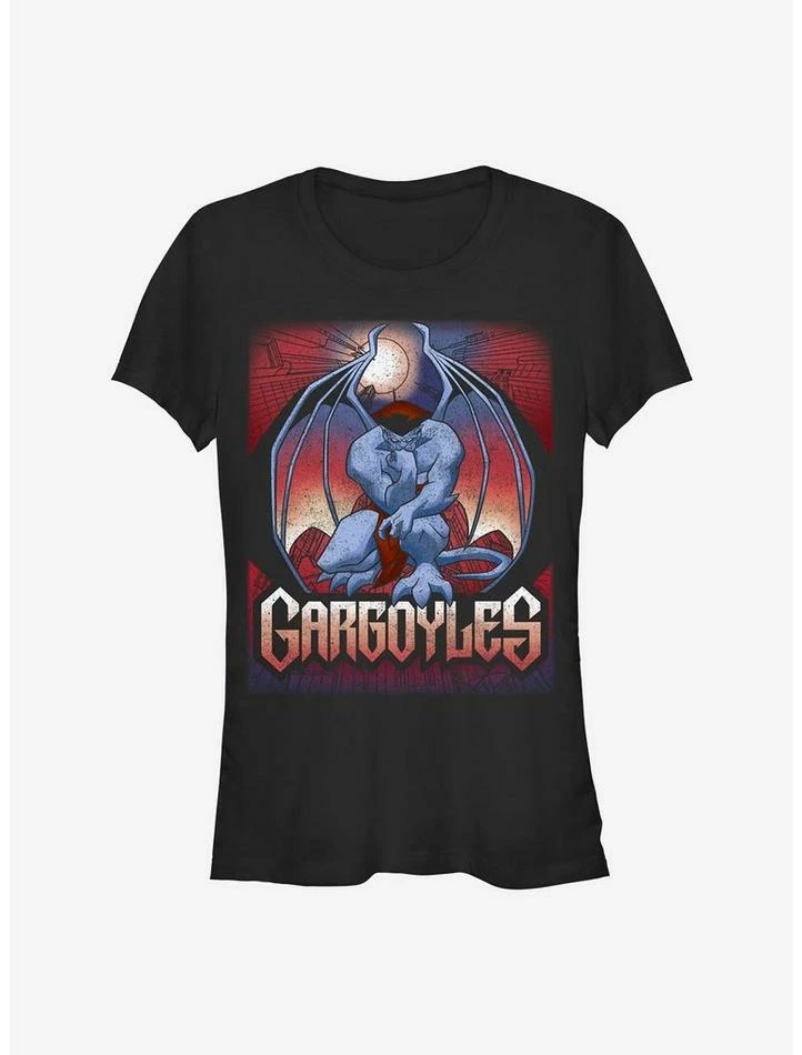 Hot Sale 🤩 Disney Gargoyles Skyscrapers 👧 Girls T-Shirt 🛒
