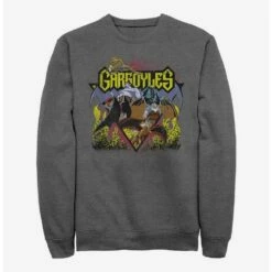 Cheap 🧨 Disney Gargoyles Retro Rock Crew Sweatshirt 🔥