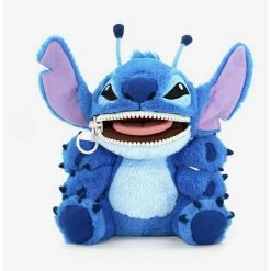 Flash Sale ❤️ Disney Lilo & Stitch Stitch Zipper Mouth Plush 👍