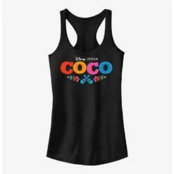 Best Pirce 😀 Disney Pixar Coco Logo 👧 Girls Tank 🎁