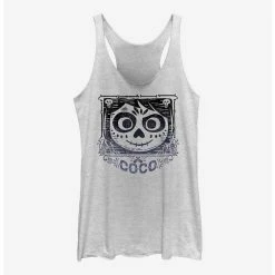 Best deal 🥰 Disney Pixar Coco Face Frame 👧 Girls Tank ✔️