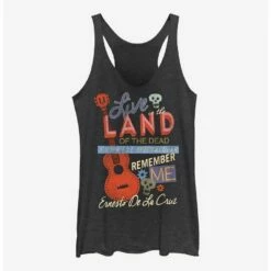 Best Sale ⭐ Disney Pixar Coco Live In The Land Of The Dead 👧 Girls Tank 🔔