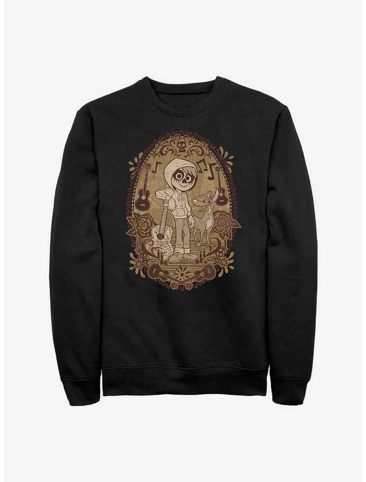 Coupon 🔥 Disney Pixar Coco Miguel Portrait Crew Sweatshirt 👍