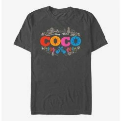 New 👏 Disney Pixar Coco Artistic Logo T-Shirt 🥰