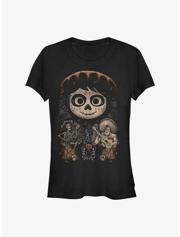 Best Sale ๐ Disney Pixar Coco Musical Poster ๐ง Girls T-Shirt ๐ฅ