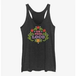 Best reviews of 🌟 Disney Pixar Coco Un Poco Loco Floral Emblem 👧 Girls Tank 💯