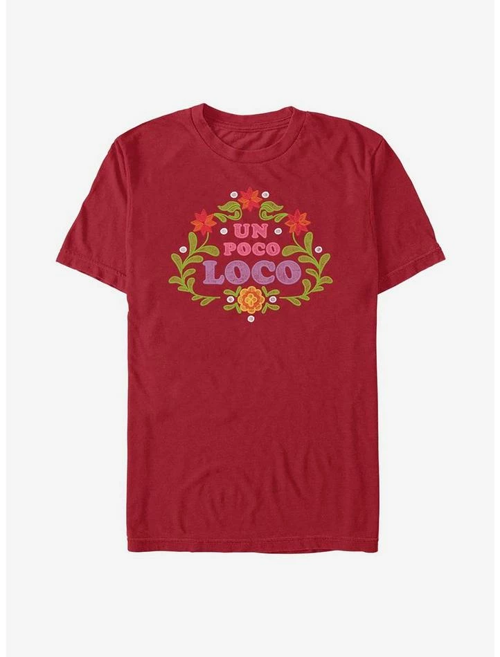 Wholesale ✔️ Disney Pixar Coco Un Poco Loco Floral Emblem T-Shirt 👏 - Image 3