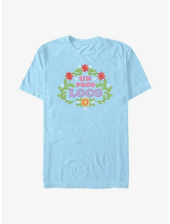 Wholesale ✔️ Disney Pixar Coco Un Poco Loco Floral Emblem T-Shirt 👏