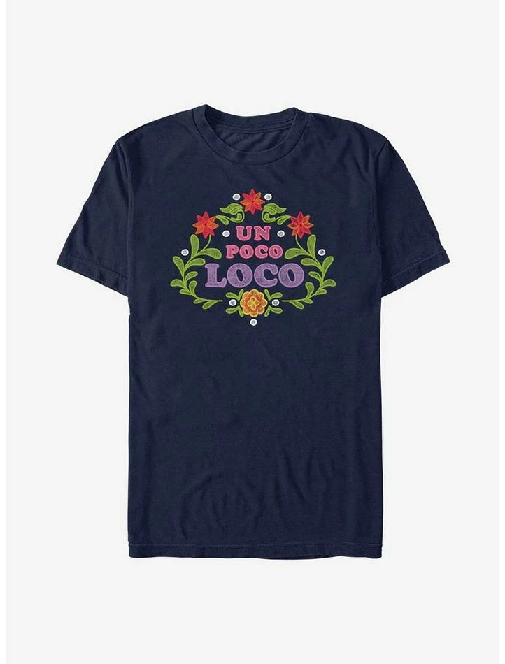 Wholesale ✔️ Disney Pixar Coco Un Poco Loco Floral Emblem T-Shirt 👏 - Image 6