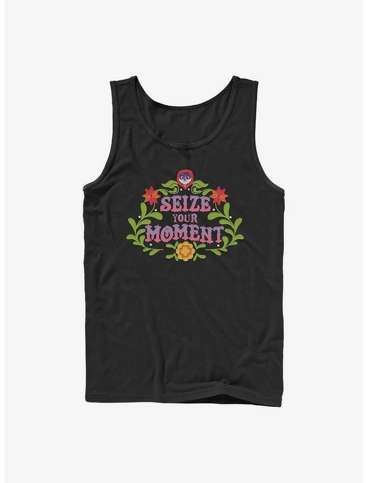 Deals ✨ Disney Pixar Coco Seize Your Moment Emblem Tank 🔔