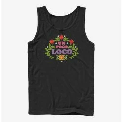 Wholesale 🛒 Disney Pixar Coco Un Poco Loco Floral Emblem Tank 👍