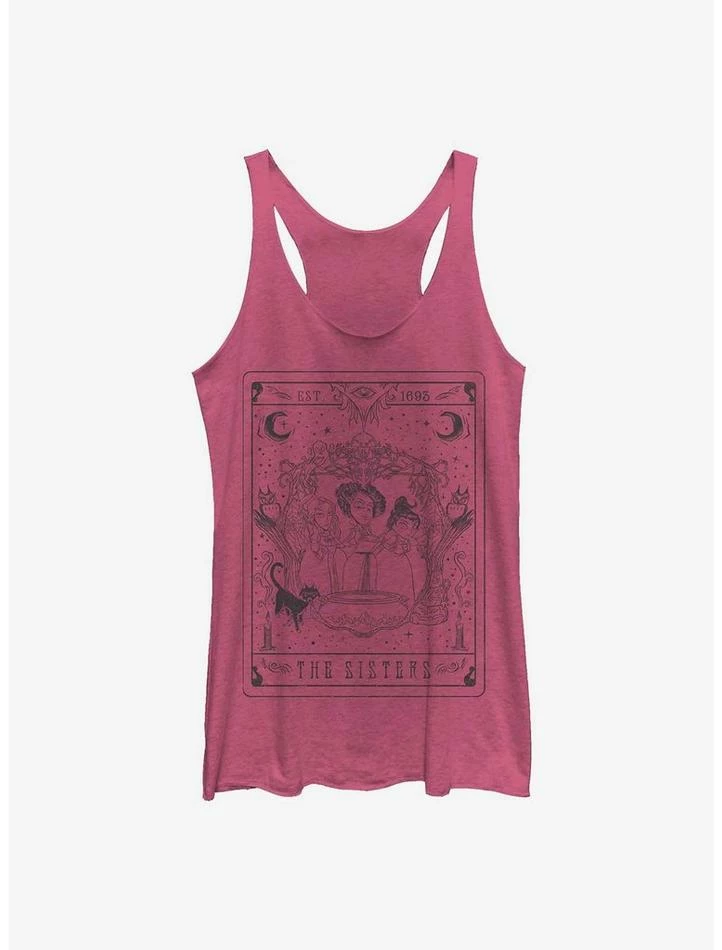 Coupon 🎁 Disney Hocus Pocus The Sisters Tarot 👧 Girls Tank 👍