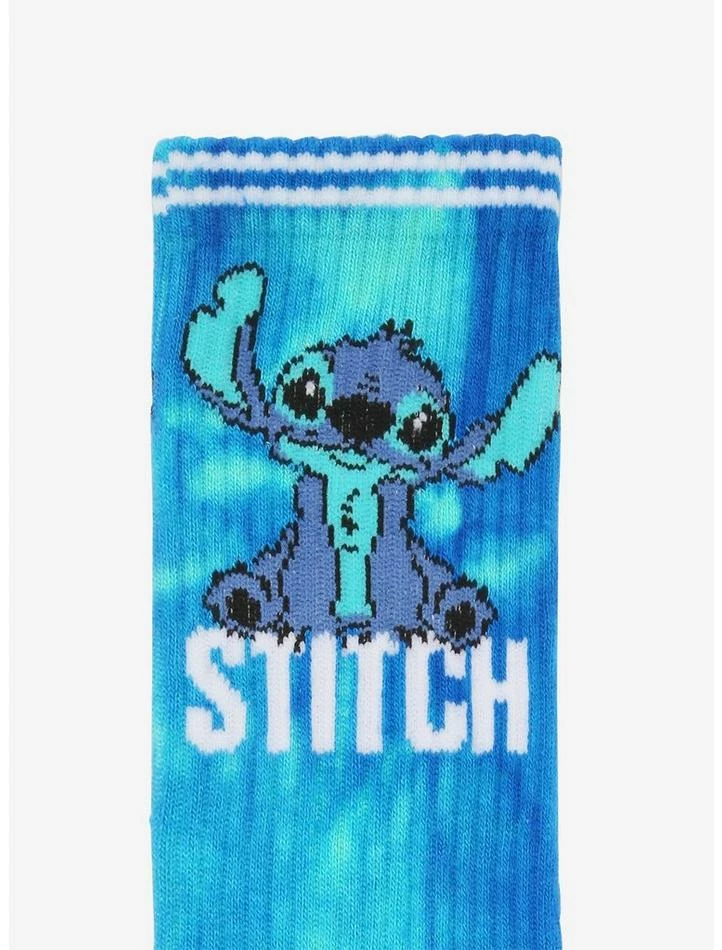 Cheapest 😍 Disney Lilo & Stitch Hibiscus Tie-Dye Crew 🧦 Socks 🎉 - Image 2