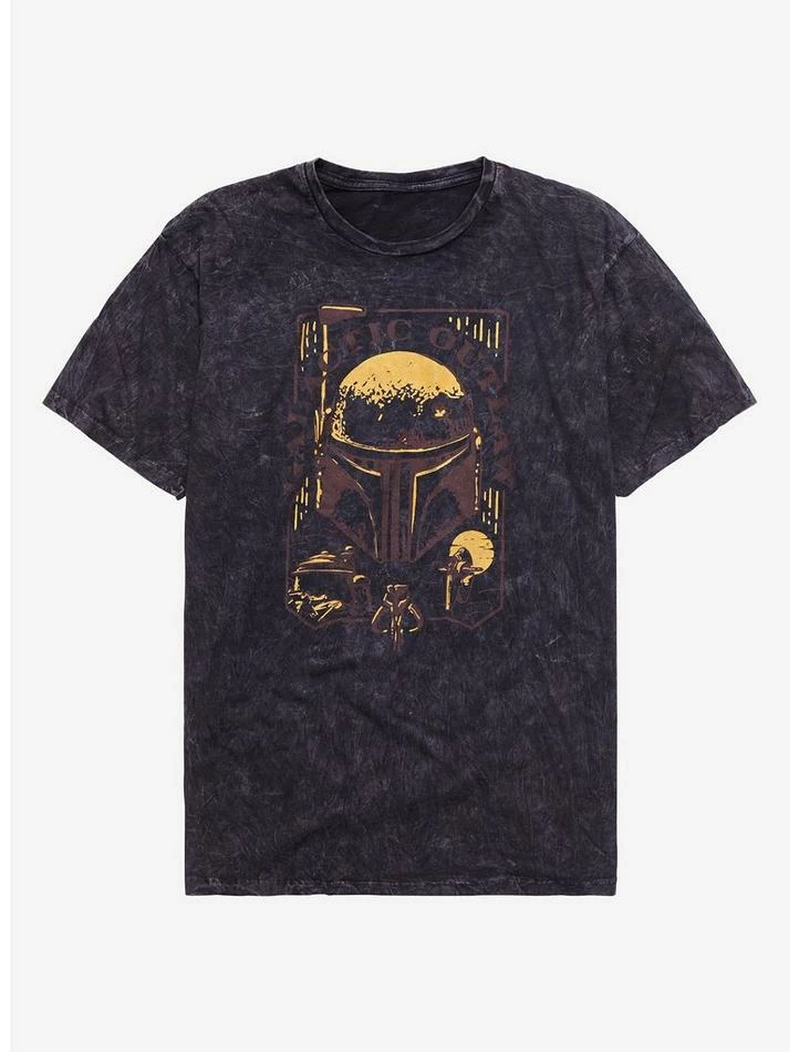 Outlet 😉 Star Wars The Book Of Boba Fett Wanted Wash T-Shirt 🎉