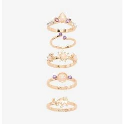 Top 10 👍 Disney Tangled Pascal Crown Opalescent Ring Set 👍
