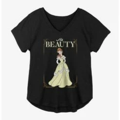 Cheap 🛒 Disney Beauty And The Beast His Beauty Belle 👧 Girls Plus Size T-Shirt 🎉