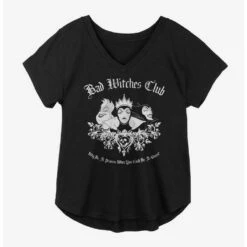 Deals 🔔 Disney Villains Bad Witch Club 👧 Girls Plus Size T-Shirt 💯