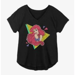 Outlet ✨ Disney The Little Mermaid Retro Splash 👧 Girls Plus Size T-Shirt 🎉