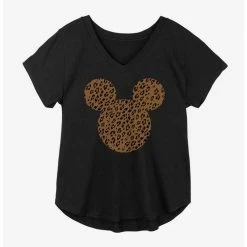 Budget 😉 Disney Mickey Mouse Cheetah Logo 👧 Girls Plus Size T-Shirt ✔️