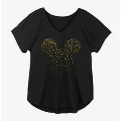 Promo 🔥 Disney Mickey Mouse Confetti Fill 👧 Girls Plus Size T-Shirt ❤️