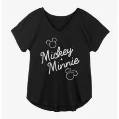 Best reviews of 😍 Disney Mickey Mouse And Minnie Mouse Signed Together 👧 Girls Plus Size T-Shirt 🌟