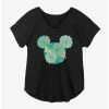 Wholesale 🥰 Disney Mickey Mouse Succulents 👧 Girls Plus Size T-Shirt 🎉